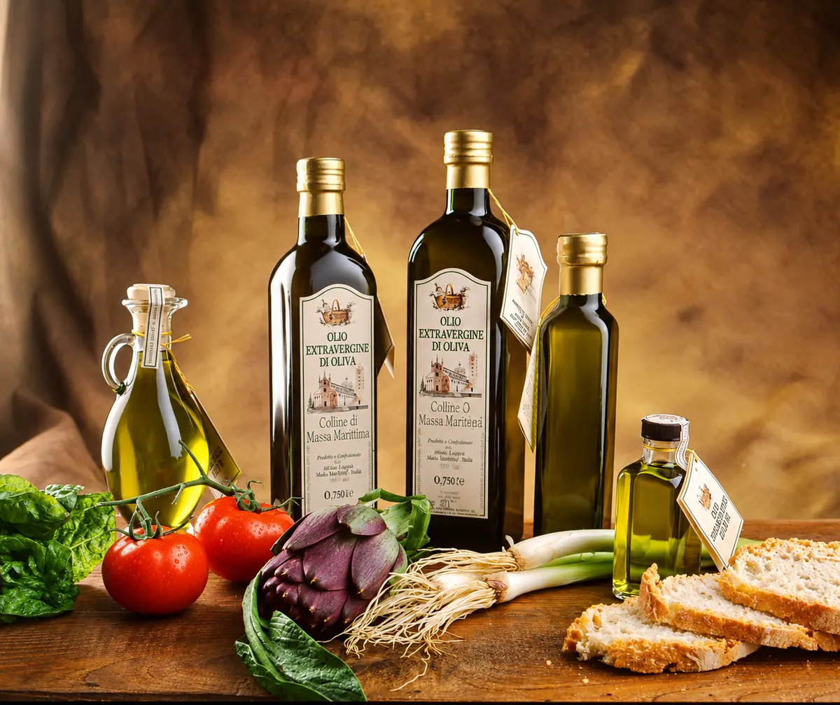Still life di olio, fotografia di Andrea